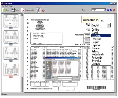 Scan To PDF application window