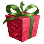 Wrapped Christmas gift