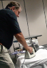 Applying an iron-on transfer